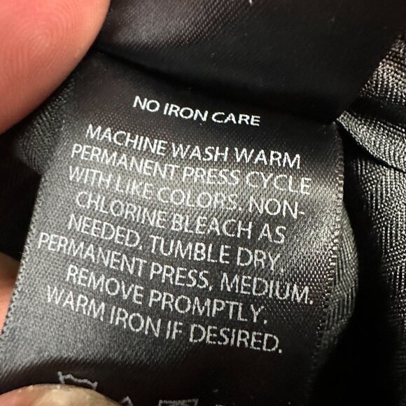 Haggar Mens Classic Fit Black Dress Pants 36X30 - Picture 6 of 6